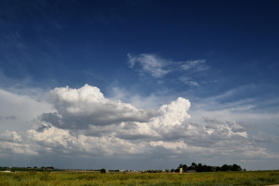 Thunderstorm over Weld County CO, Cumulus Clouds 2