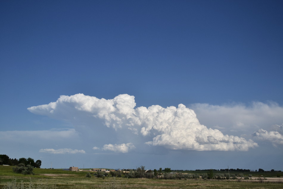 Kevin Udy original photograph: Distant Cumulus Clouds, 2014-06-05
