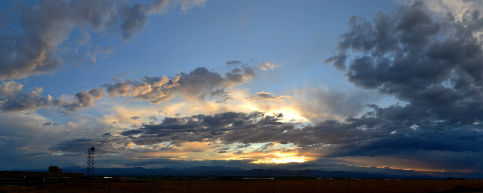 Sunset Panoramic Clouds