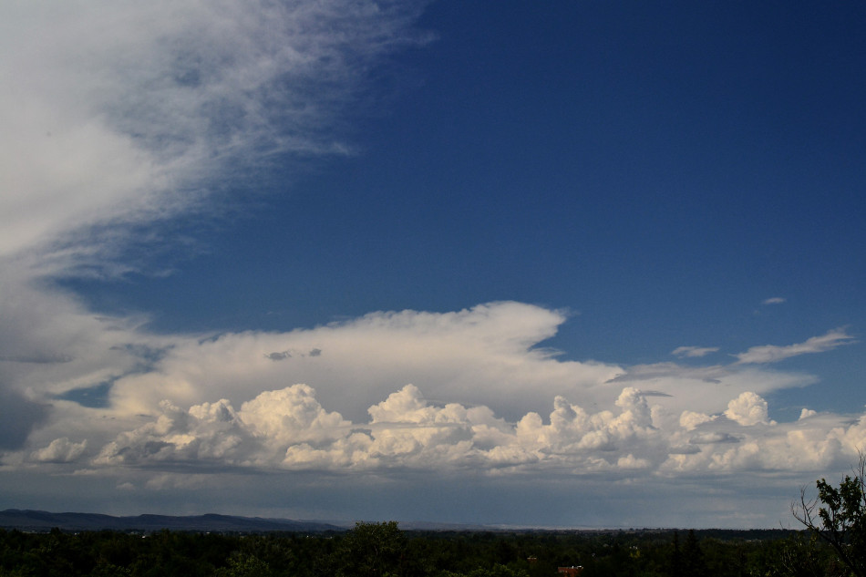 Distant Storm Cumulus Clouds