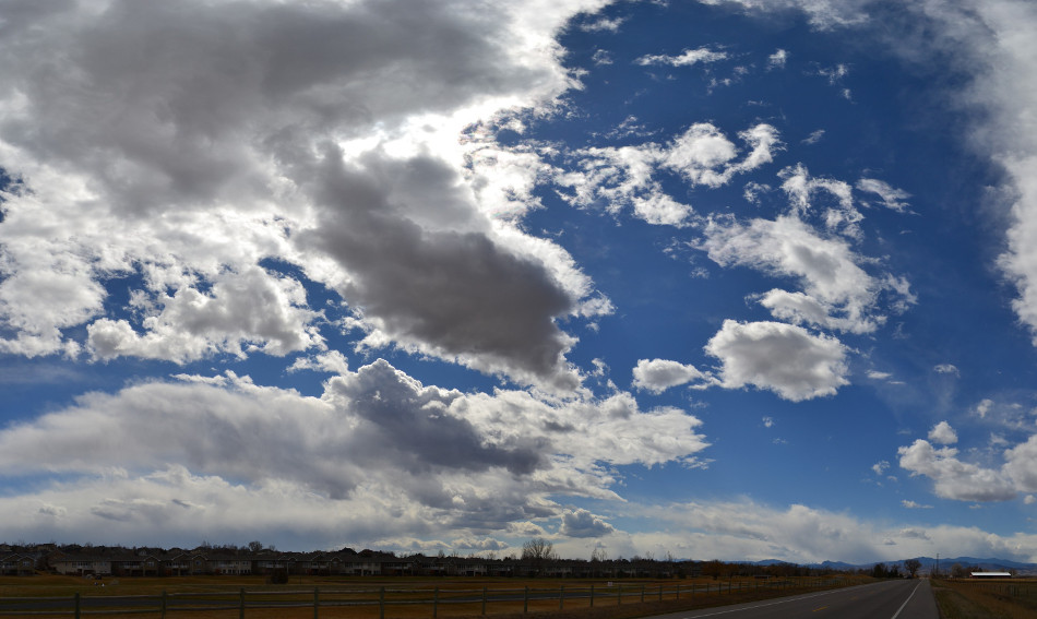 Backlit Stratus Clouds, Afternoon