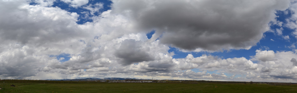 Various Afternoon Clouds Panoramic